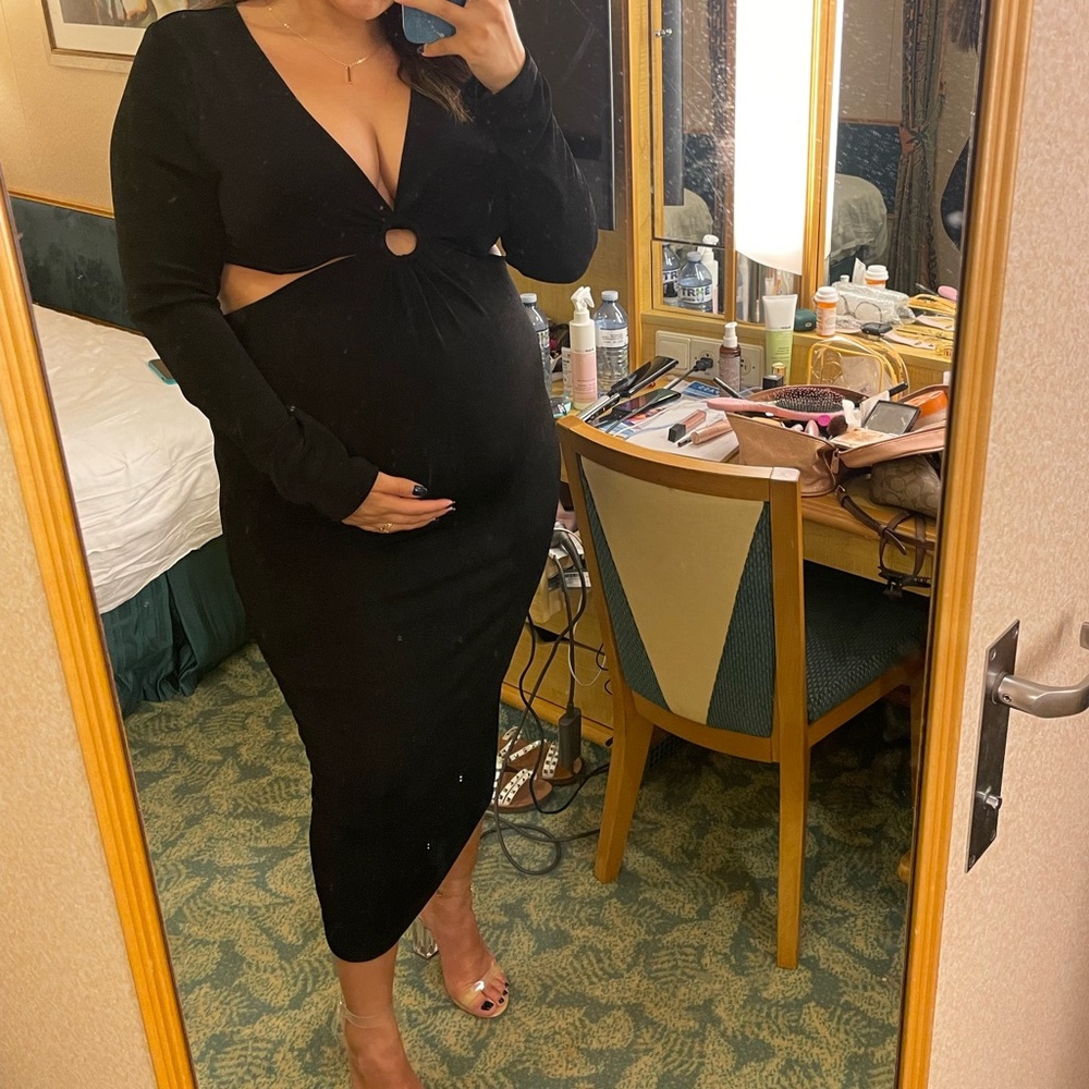 Black Maternity Dress